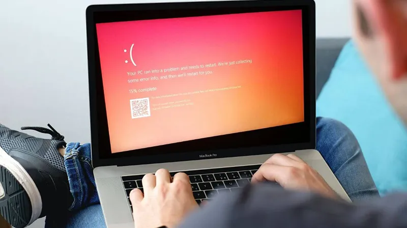 Laptop Display Defekt